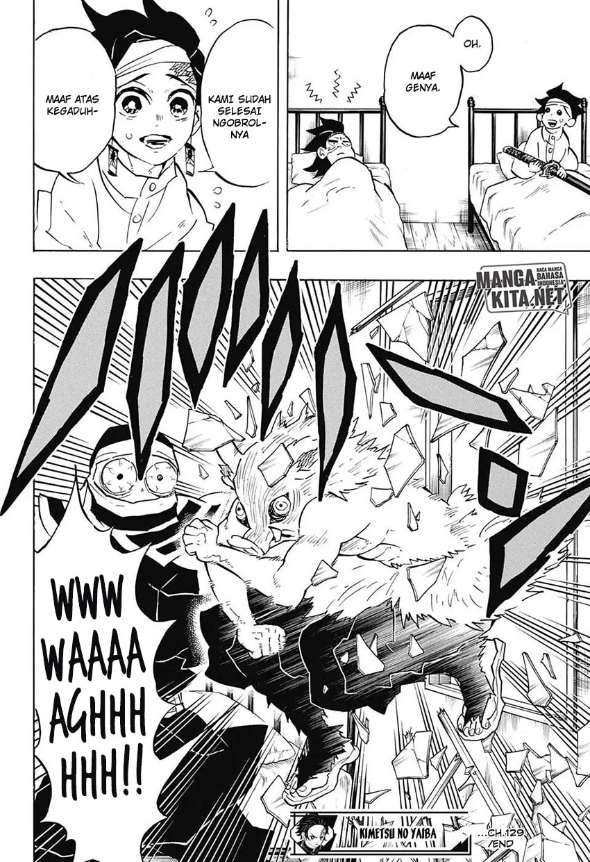 Kimetsu no Yaiba Chapter 129 Bahasa Indonesia